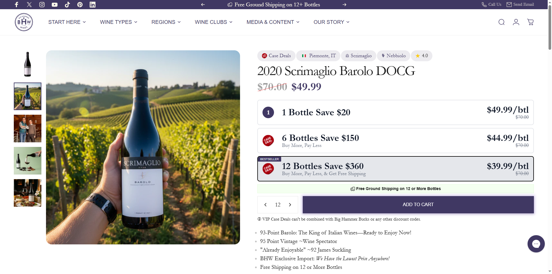 Big Hammer Wines Project